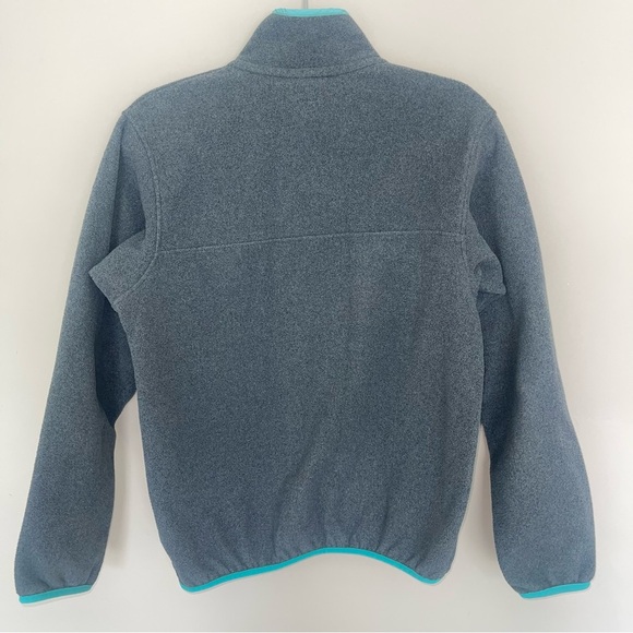 Patagonia Men’s Snap T Synchilla Fleece Pullover S Outdoors Gorpcore Nickel/Teal - Picture 5 of 6